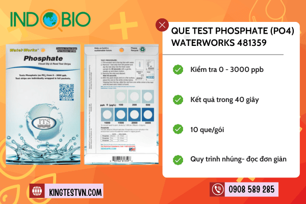 Vì sao nên chọn que test phosphate WaterWorks 481359 ?